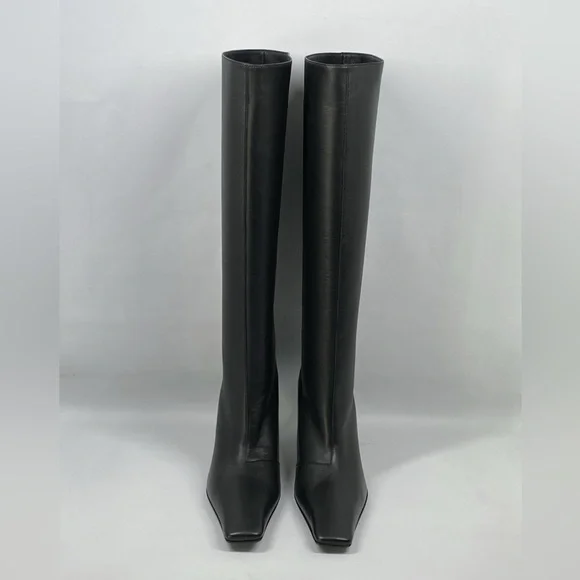 Acne Studios Bezither Leather Knee-High Boots size 37 - Picture 3 of 16